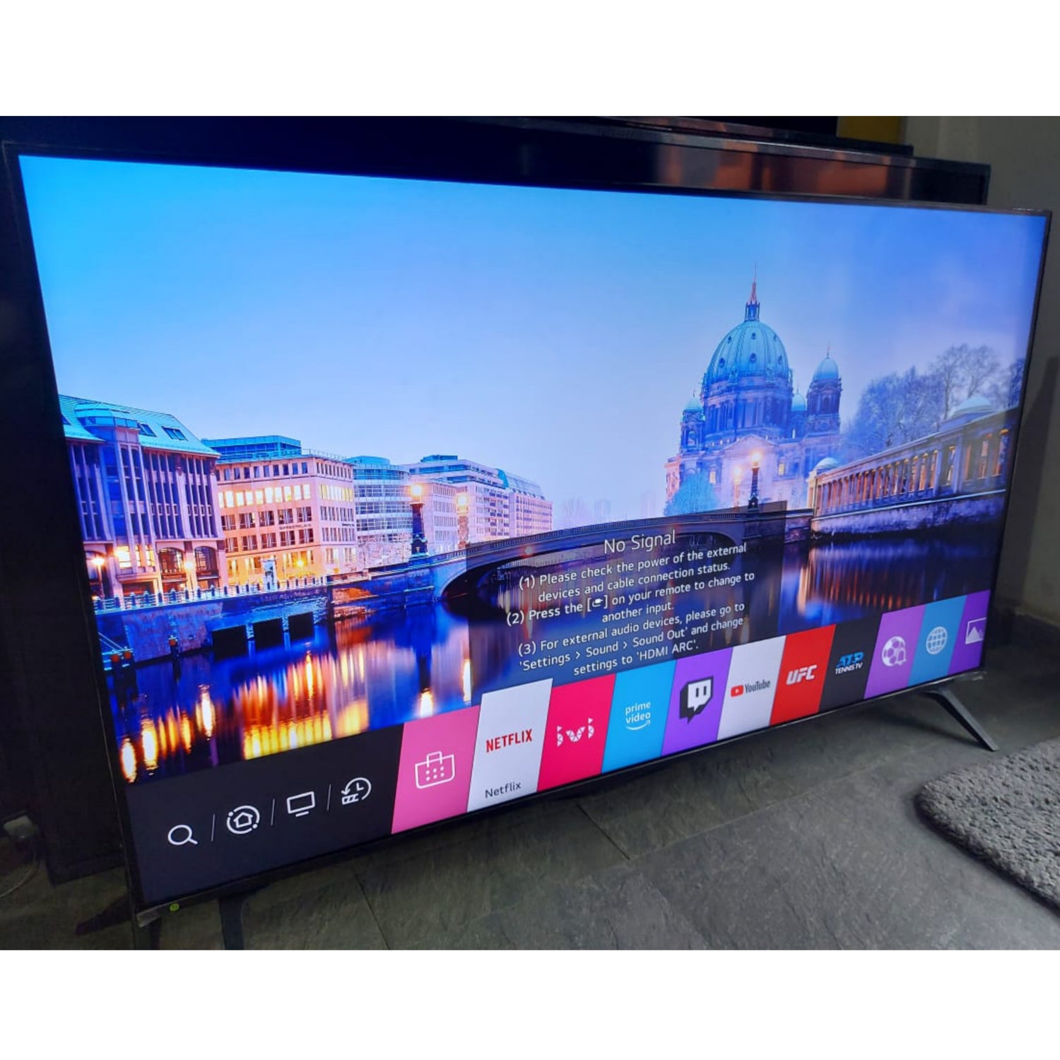 75 INCH USED TV