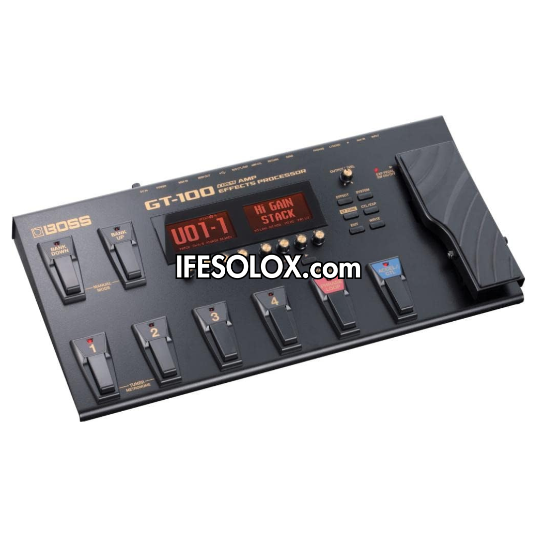 BOSS GT-100 Guitar Multi-Effects Pedal Processor with USB Audio Interface - Brand New