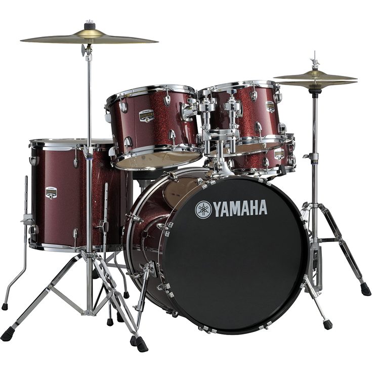 Yamaha 7-piece Complete Drum Set (Wine Red) - Brand New – IFESOLOX