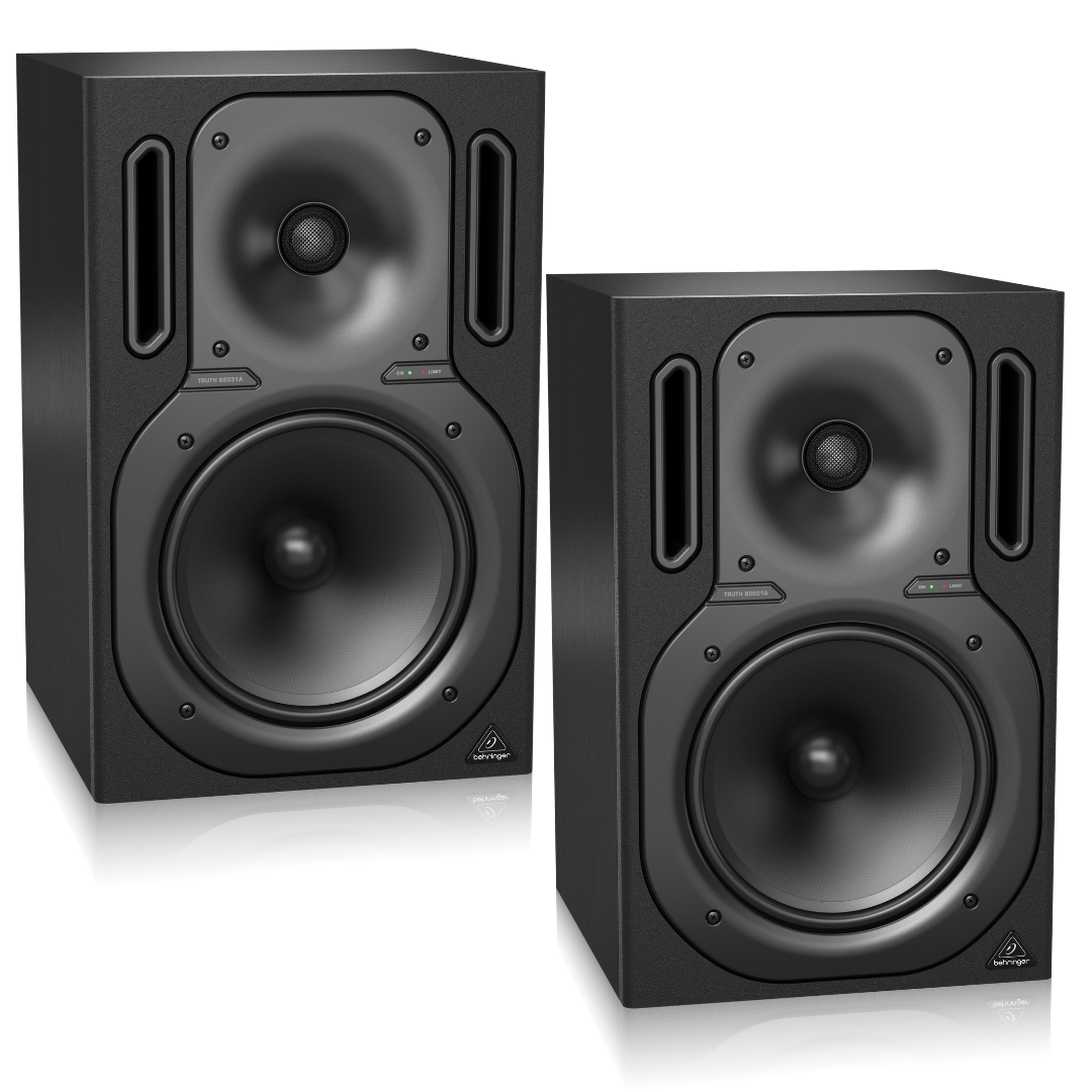 Behringer TRUTH 2031A Bi-amp 265W 8.75" Active 2-Way Reference Studio Monitor Speaker - Brand New