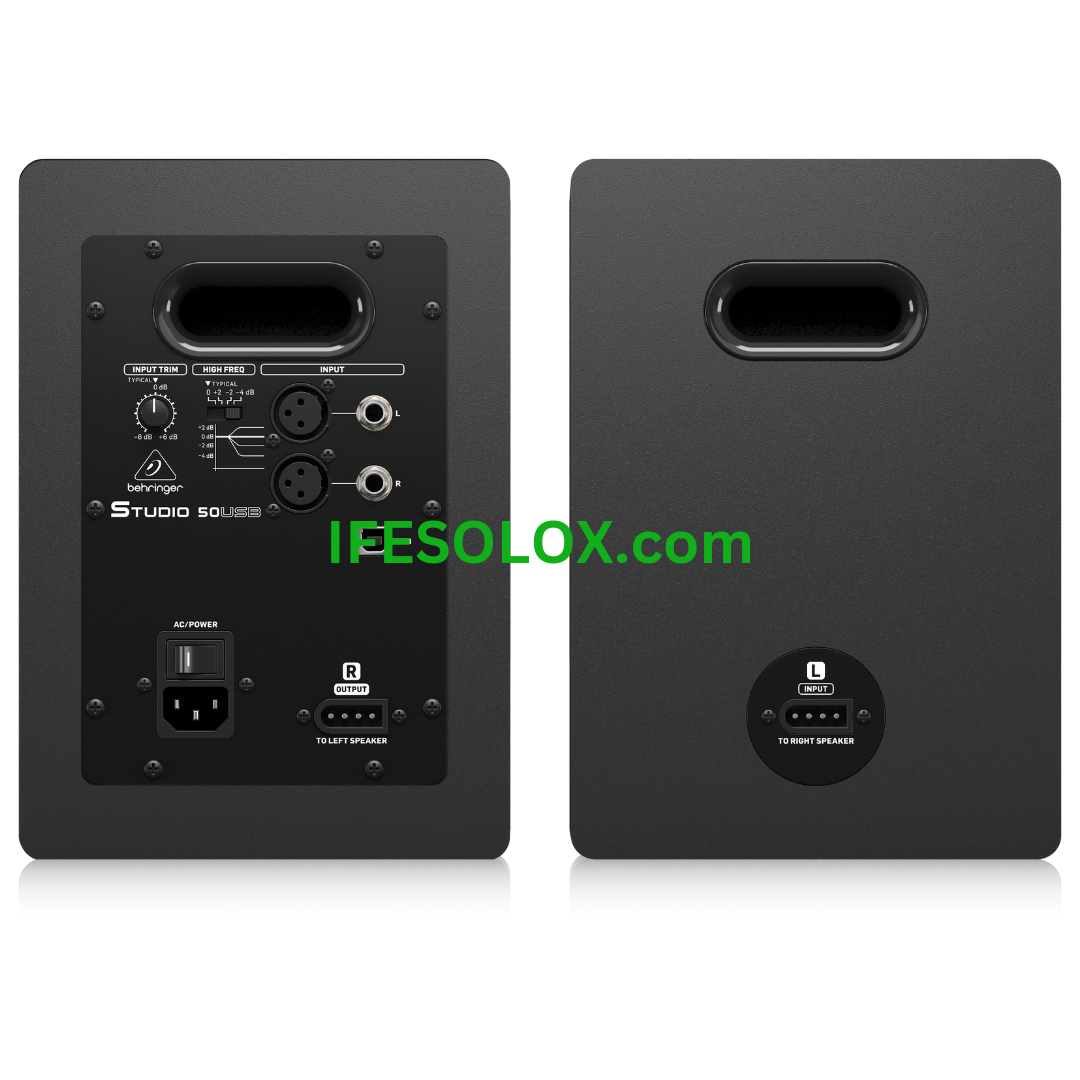 Behringer STUDIO 50USB Bi-amp 150W 5" Active 2-Way Studio Monitor with USB input - Brand New