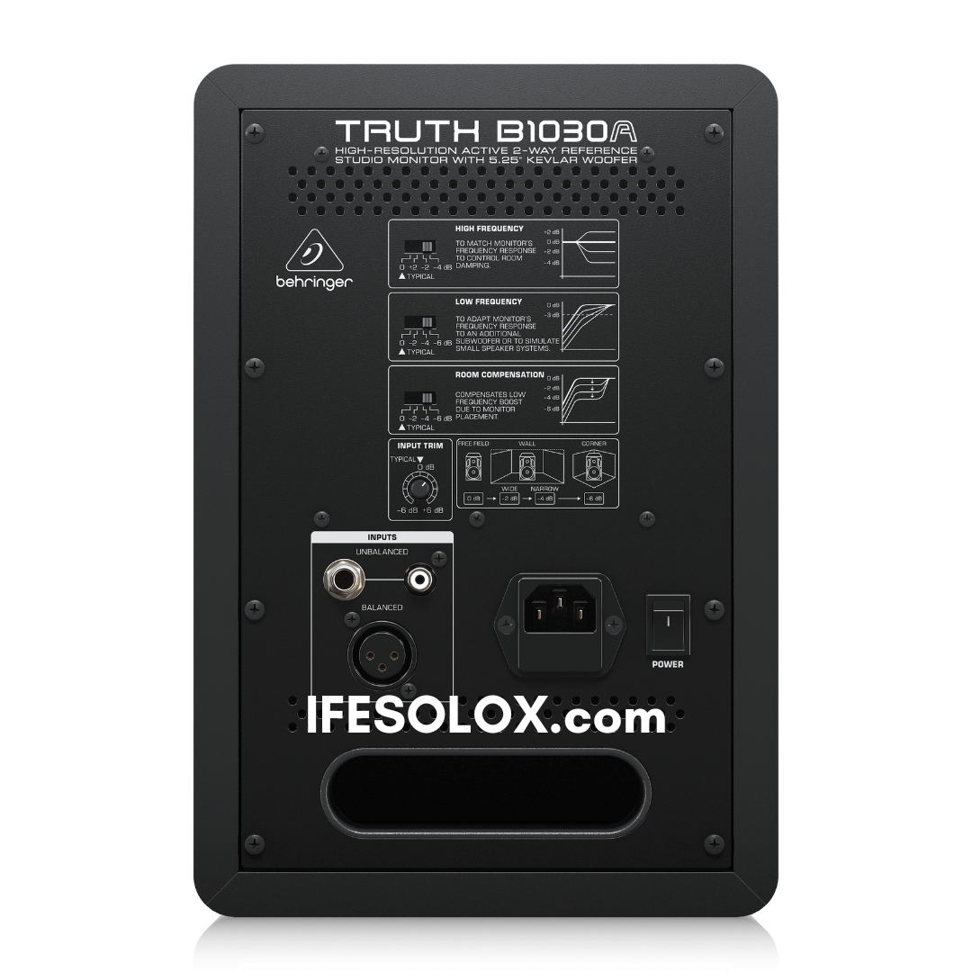Behringer TRUTH B1030A Bi-amp 5.25" Active 2-Way Reference Studio Monitor Speaker - Brand New