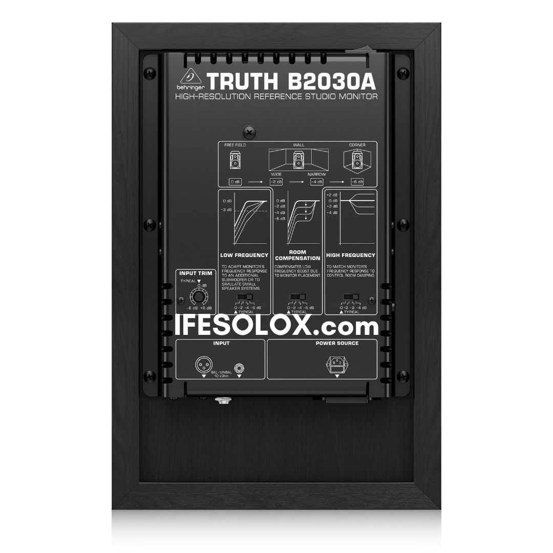 Behringer TRUTH B2030A Bi-amp 125W 6.75" Active 2-Way Reference Studio Monitor Speaker - Brand New