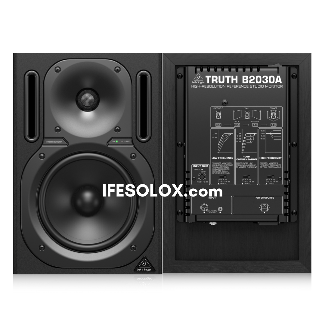 Behringer TRUTH B2030A Bi-amp 125W 6.75" Active 2-Way Reference Studio Monitor Speaker - Brand New
