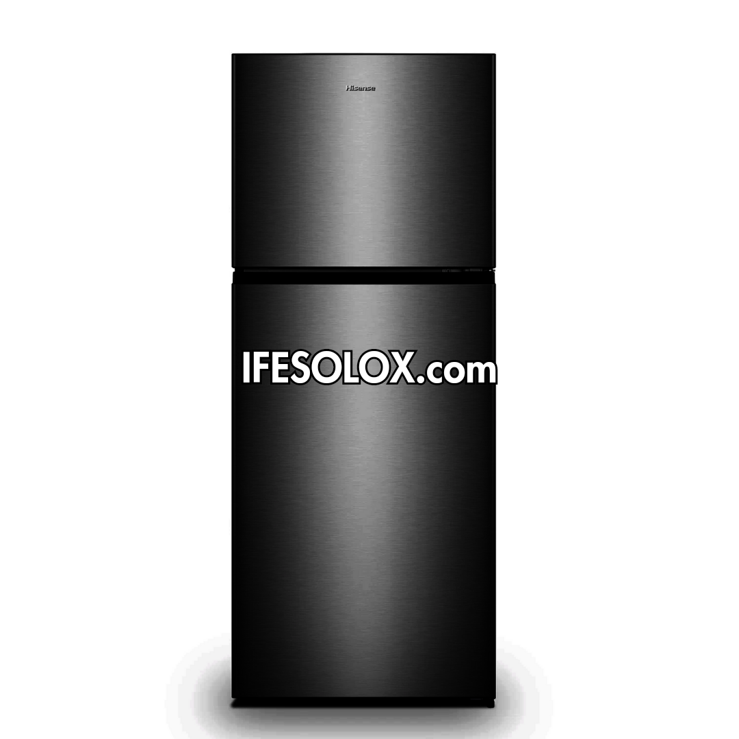 Hisense REF 49DR-RD 375L Double Door Top Freezer Refrigerator + 1 Year Warranty - Brand New