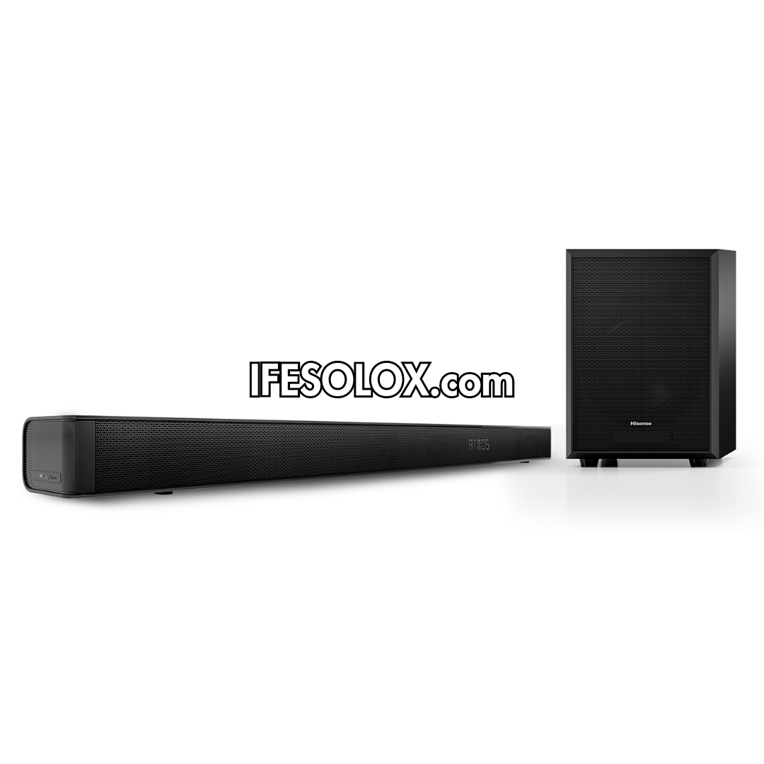 Hisense soundbar online and subwoofer