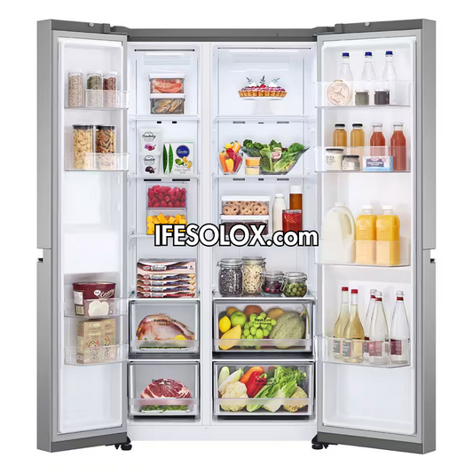 LG GC-B257SLWL 655L Smart Inverter Side By Side Double Door Refrigerator with WiFi & AI Assistant - Brand New