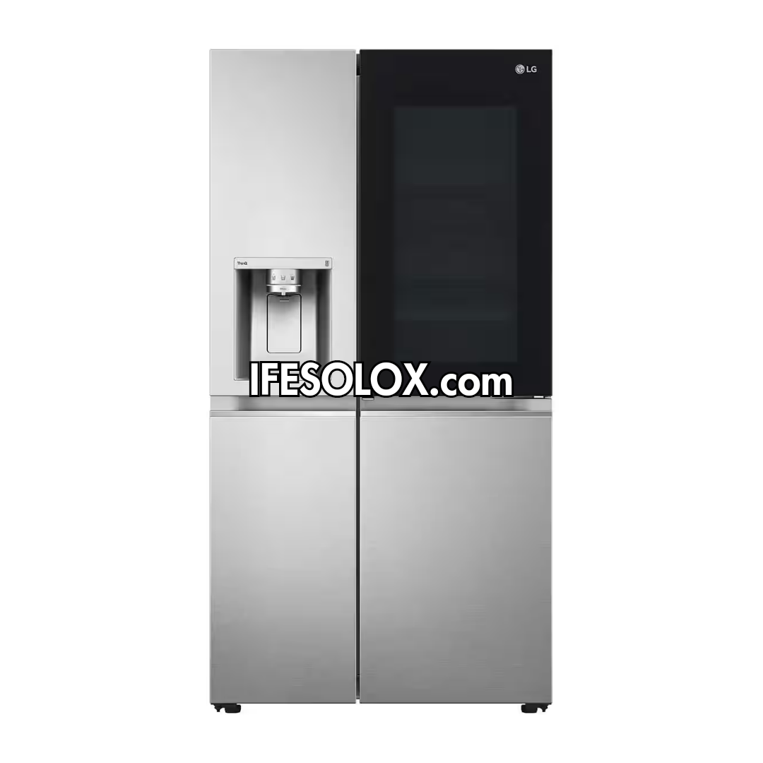 LG GC-X257CSES 674L Smart Inverter InstaView Side By Side Refrigerator with Water Dispenser - Brand New