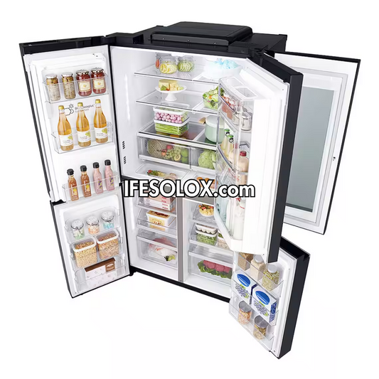 LG GR-X31FMQHL 889L Smart Inverter InstaView Side By Side Refrigerator + Water & Ice Dispenser - Brand New