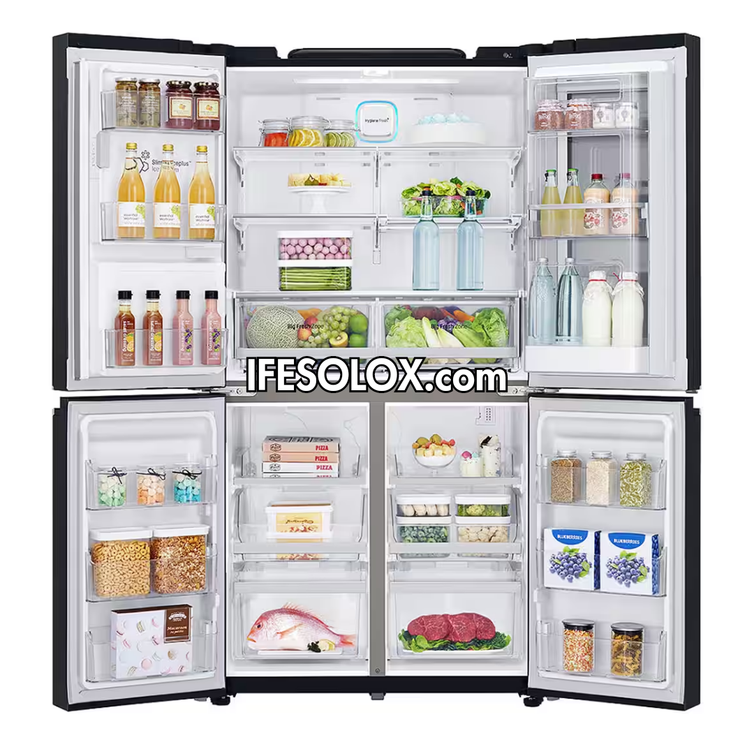 LG GR-X31FMQHL 889L Smart Inverter InstaView Side By Side Refrigerator + Water & Ice Dispenser - Brand New