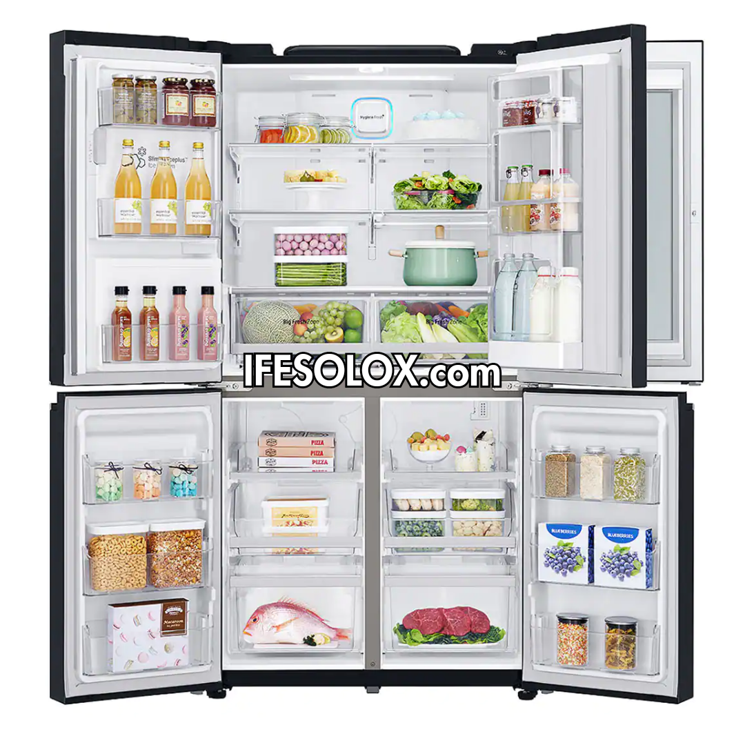 LG GR-X31FMQHL 889L Smart Inverter InstaView Side By Side Refrigerator + Water & Ice Dispenser - Brand New