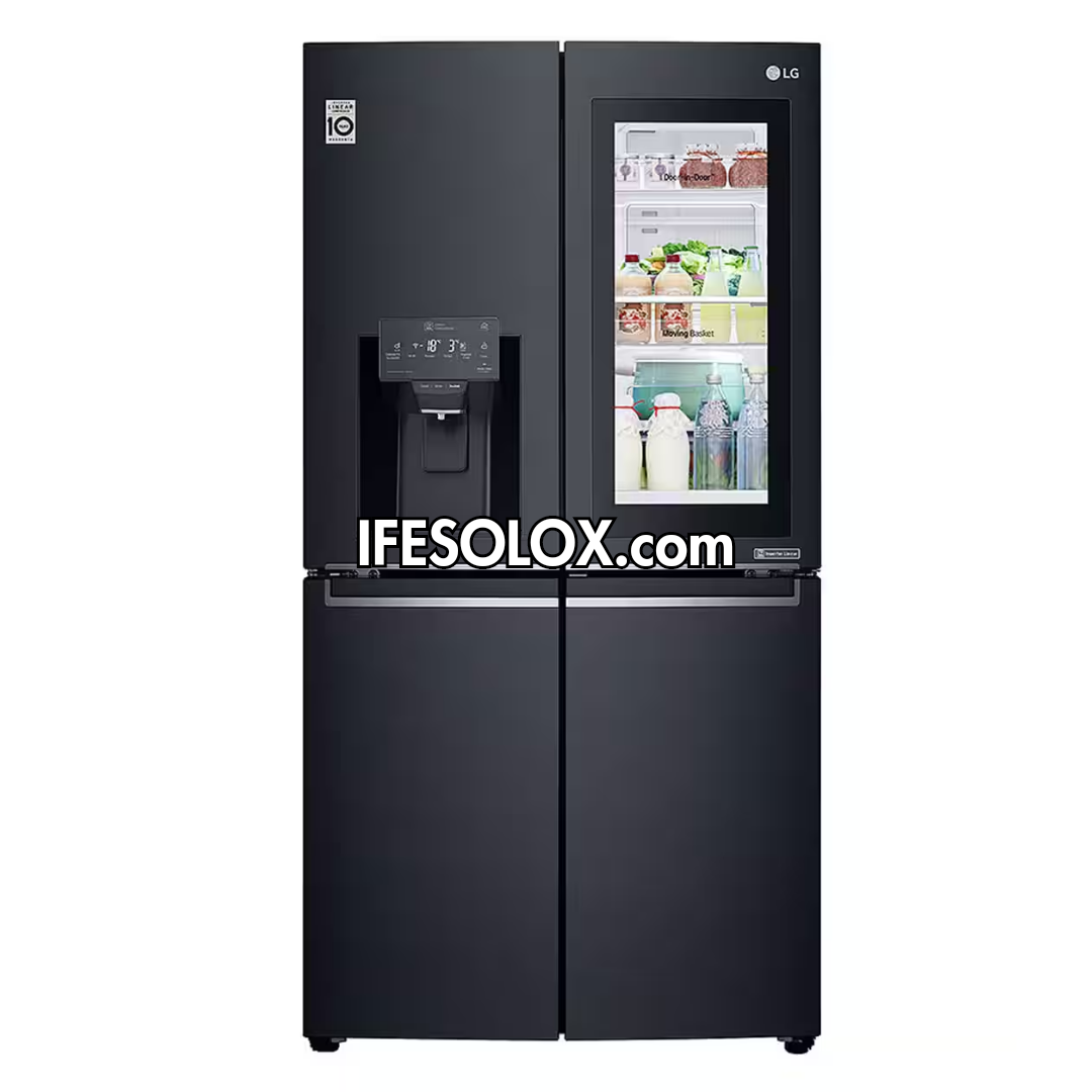 LG GR-X31FMQHL 889L Smart Inverter InstaView Side By Side Refrigerator + Water & Ice Dispenser - Brand New