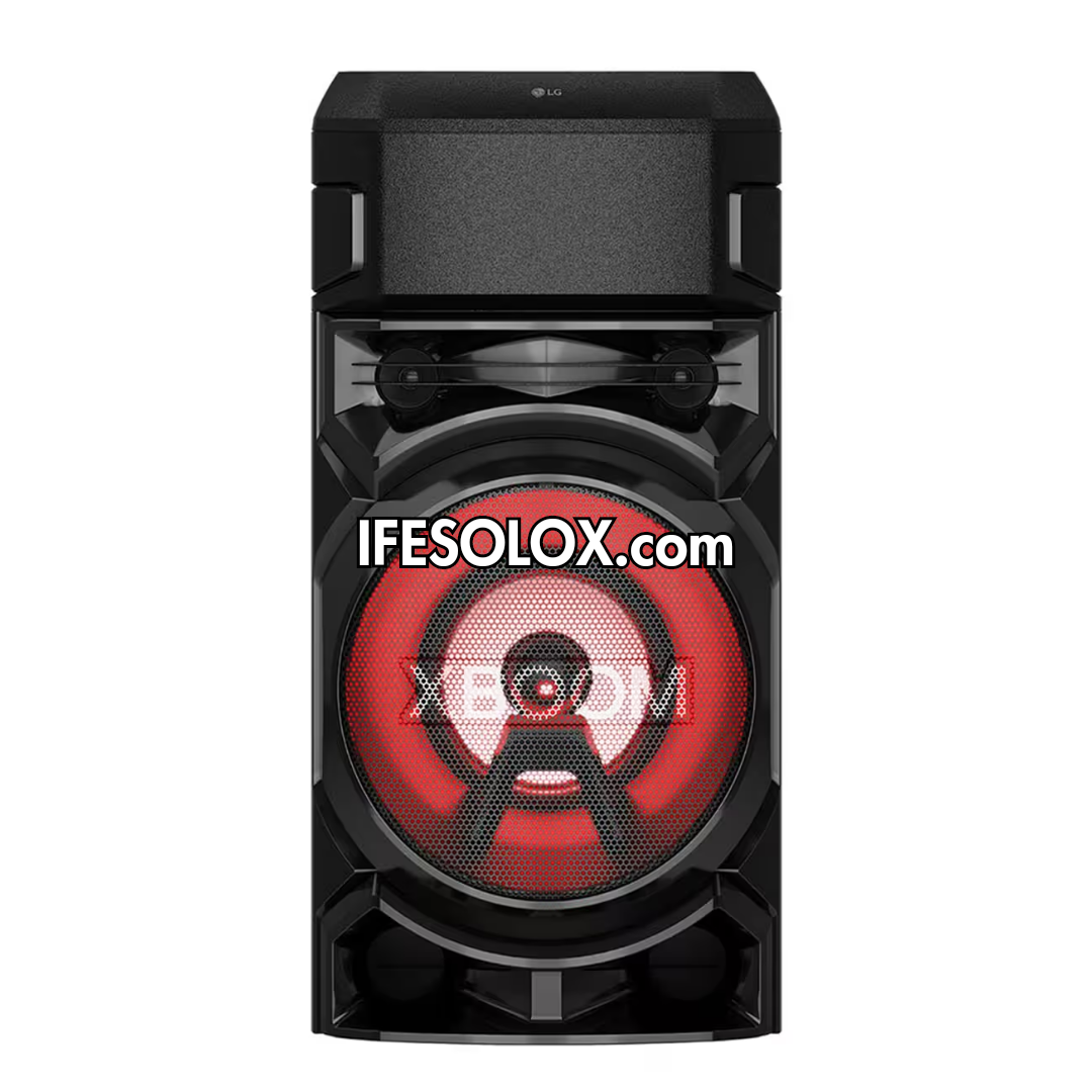 LG XBOOM RN5 Super Bass Blast Bluetooth HiFi Home Theater + Karaoke, Guitar Input & DJ App - Brand New
