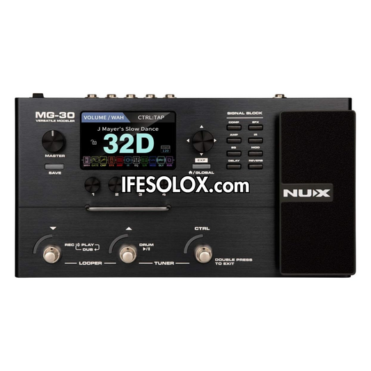 NUX MG-30 Guitar Multi-Effects Pedal Modelling Processor - Brand New