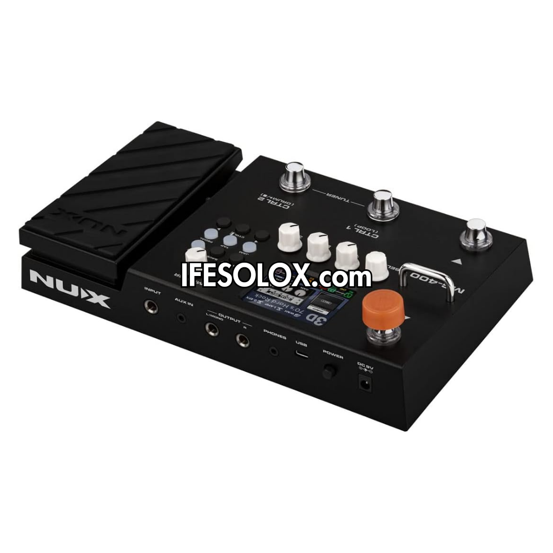 NUX MG-400 Guitar Multi-Effects Pedal Processor with USB Audio Interface - Brand New