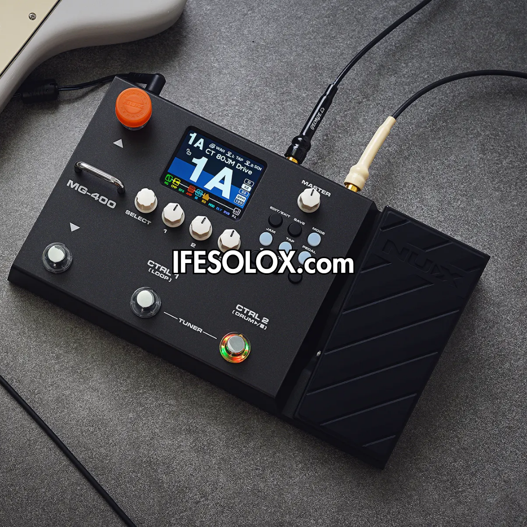 NUX MG-400 Guitar Multi-Effects Pedal Processor with USB Audio NUX MG-400 Guitar Multi-Effects Pedal Processor with USB Audio