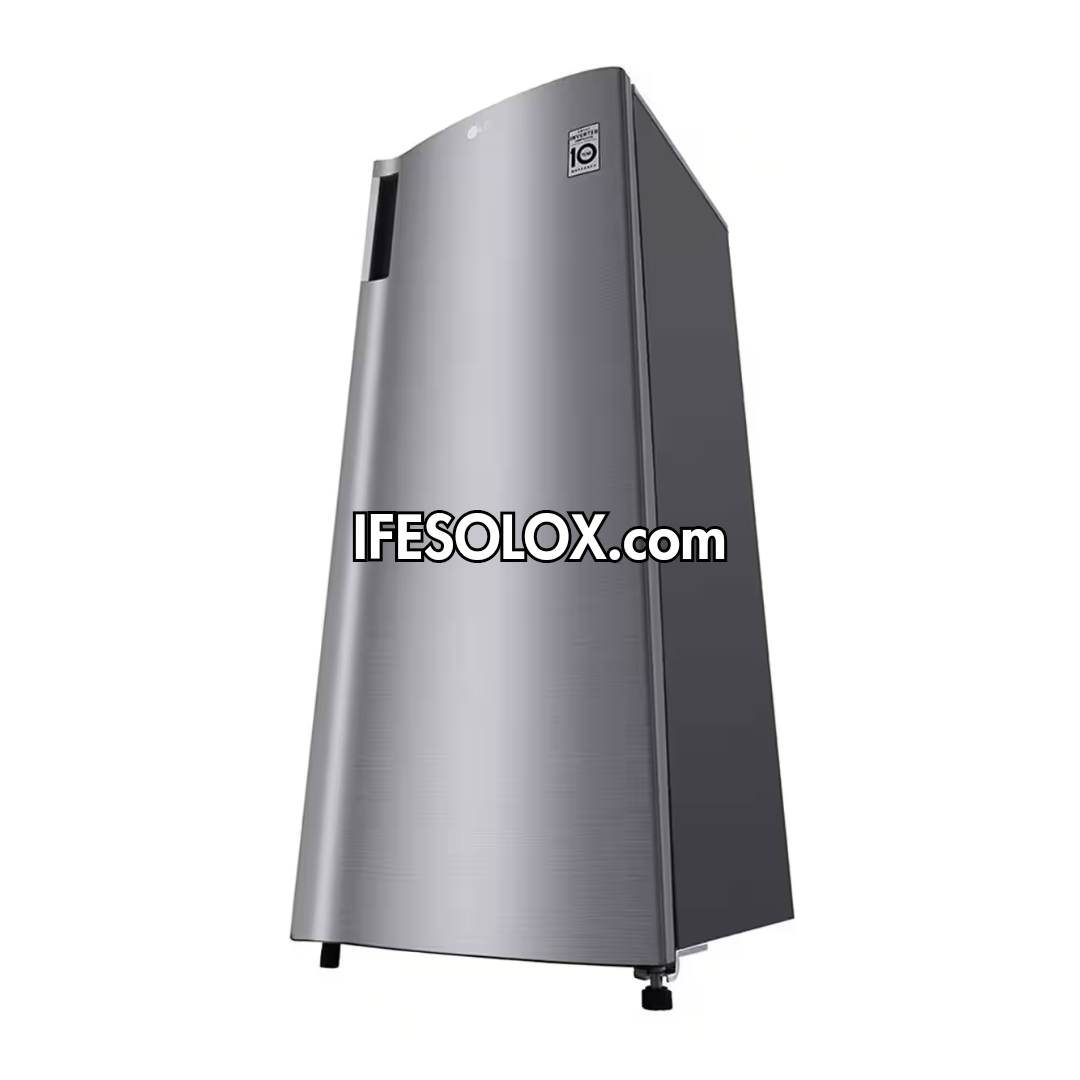 LG GN-304SL 168L Turbo Freeze Upright Freezer (Silver) with Low Voltage Stability- Brand New
