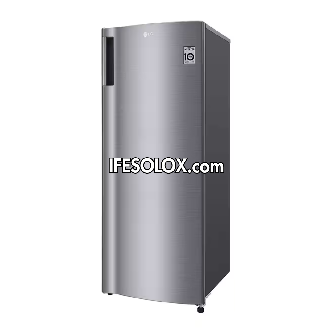 LG GN-304SL 168L Turbo Freeze Upright Freezer (Silver) with Low Voltage Stability- Brand New