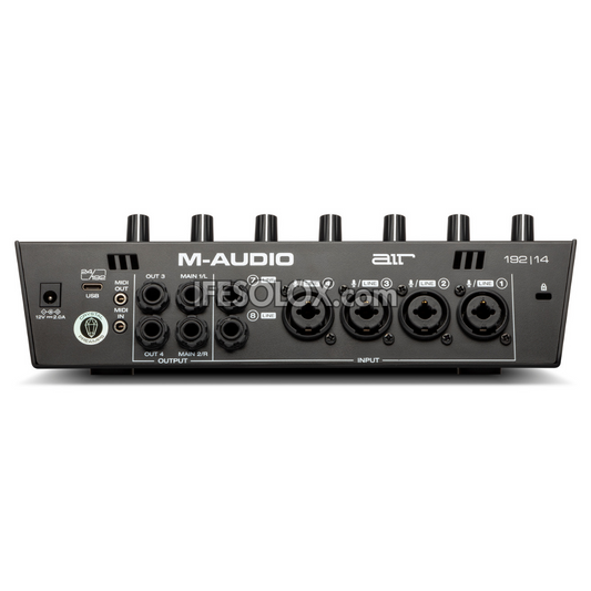 M-AUDIO AIR 192 x14 USB Audio/ MIDI Interface (8-in, 4-out) with 4 Crystal Preamp Combo Input - Brand New