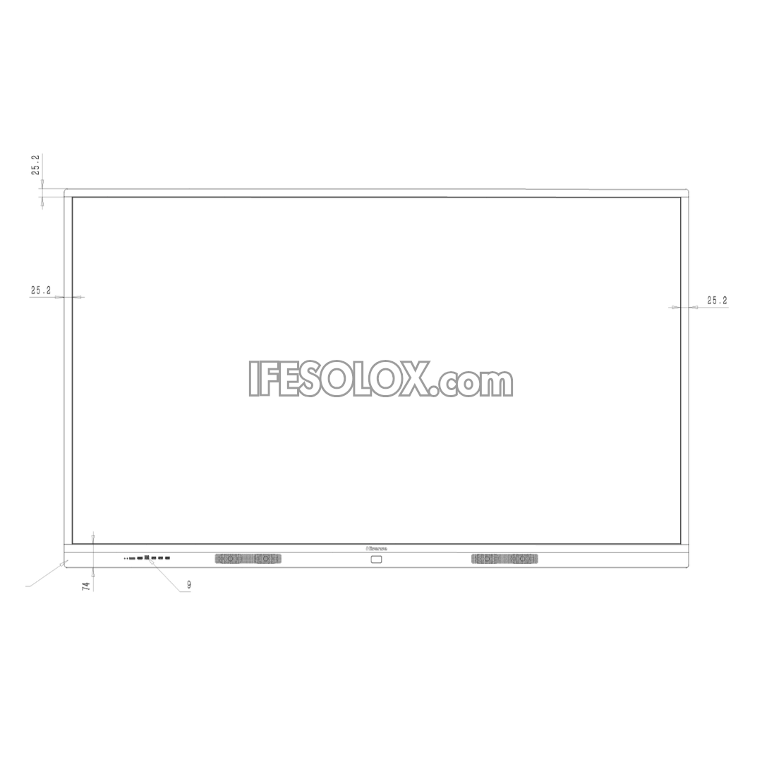 Hisense 86 Inch WR60AE Series 4K UHD Interactive Display Board - Brand New