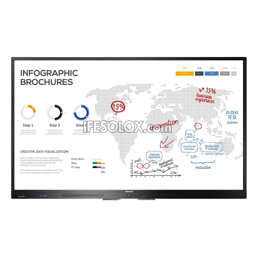 Hisense 86 Inch WR60AE Series 4K UHD Interactive Display Board - Brand New