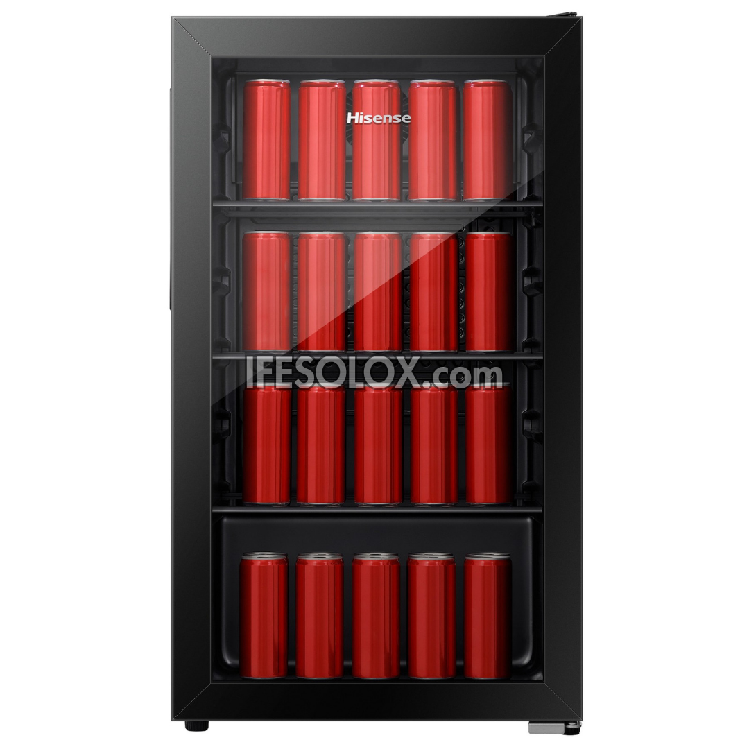 Brand New Hisense JC-94 91L Glass Door Beverage Cooler