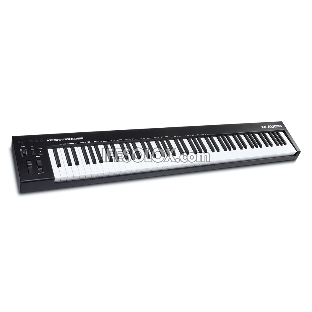 M-AUDIO Keystation 88 USB MIDI Keyboard Controller with Semi-weighted 88 Keys - Brand New