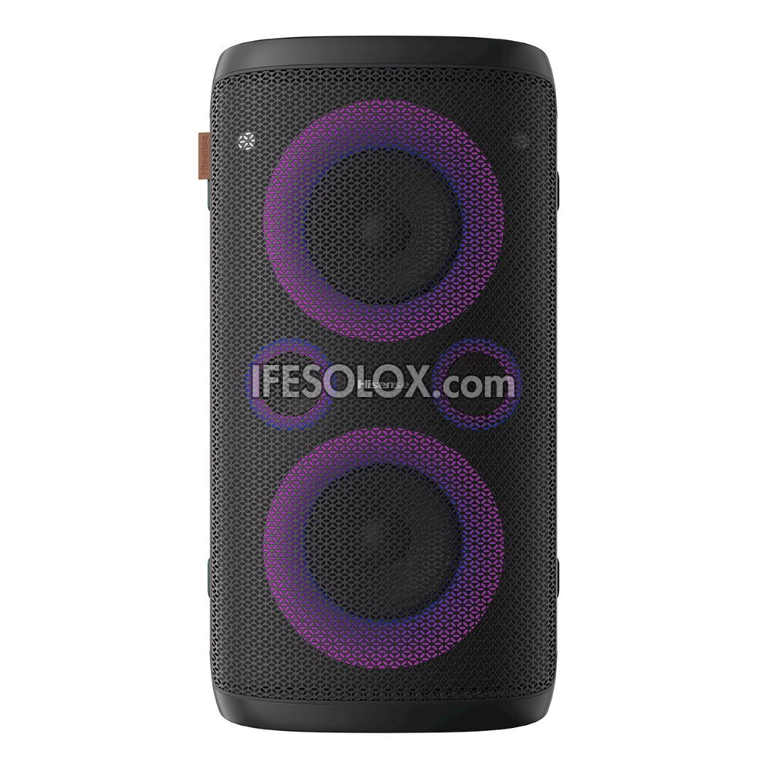 Hisense HP110 Party Rocker Speaker with Bluetooth, Aux, Mic & Guitar inputs, USB and FM - Brand New
