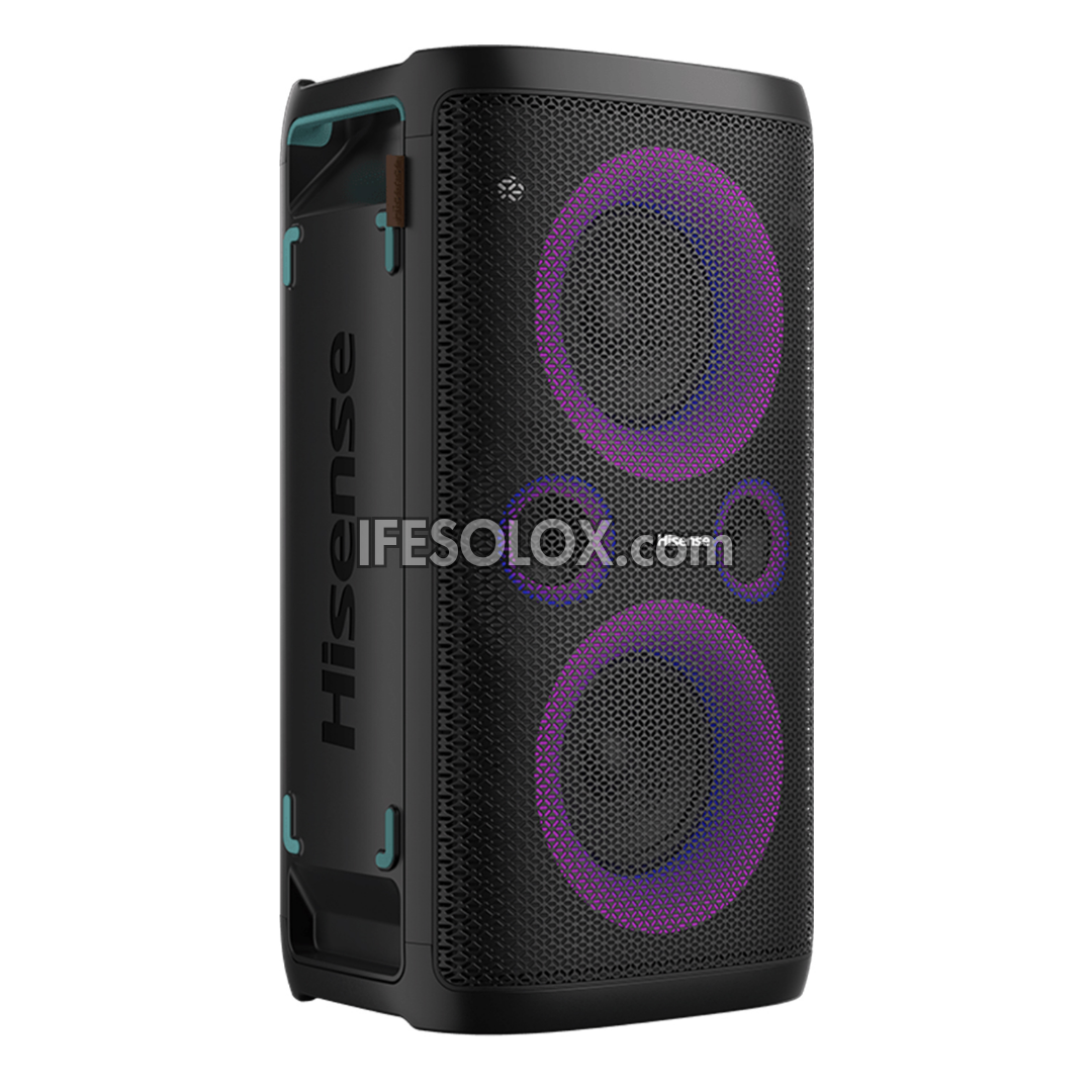 Hisense HP110 Party Rocker Speaker with Bluetooth, Aux, Mic & Guitar inputs, USB and FM - Brand New