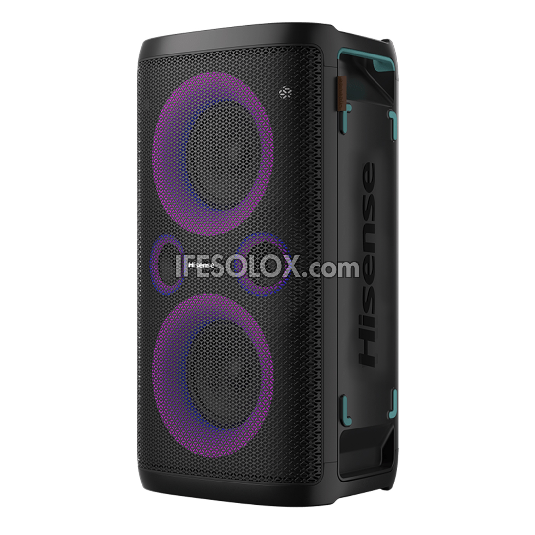 Hisense HP110 Party Rocker Speaker with Bluetooth, Aux, Mic & Guitar inputs, USB and FM - Brand New