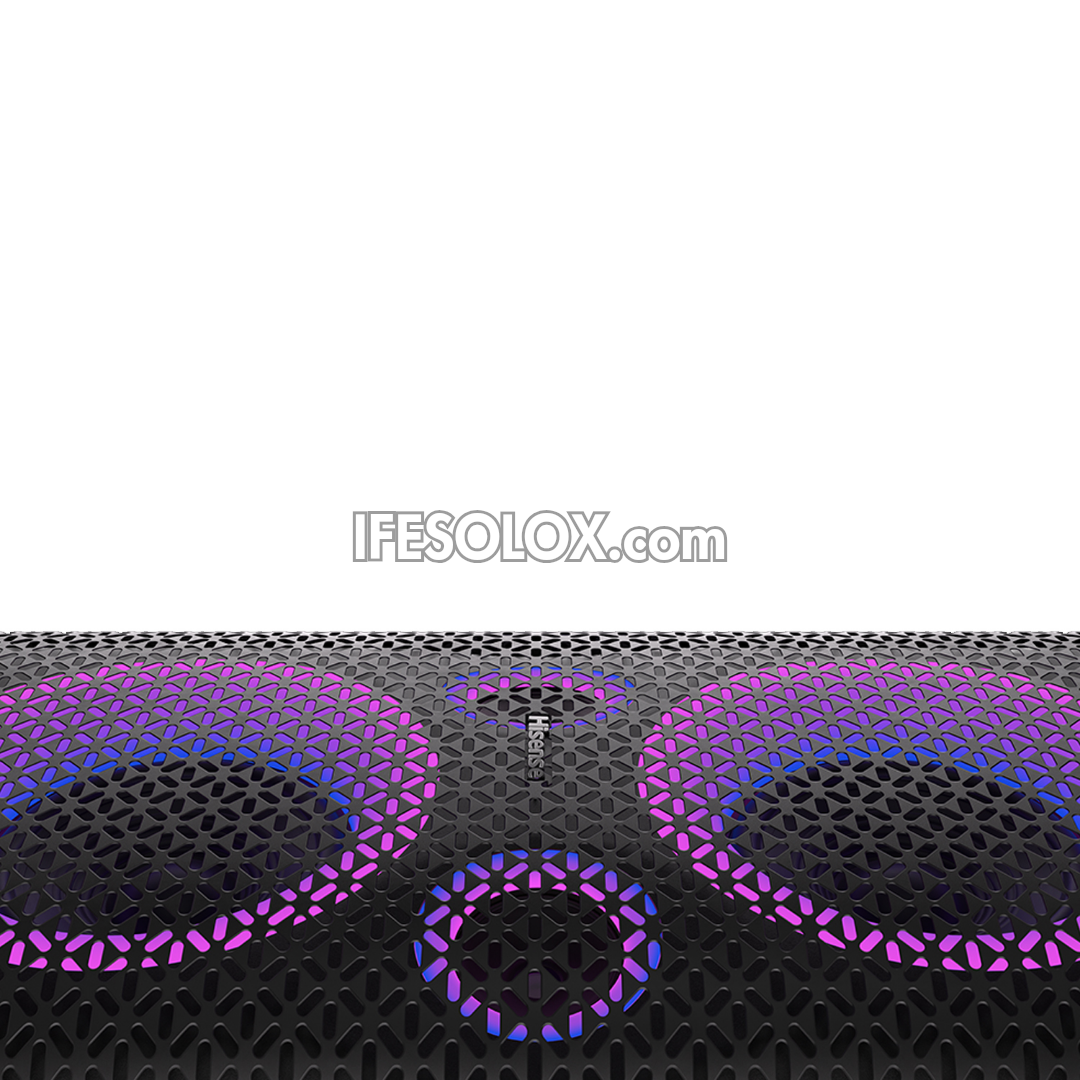 Hisense HP110 Party Rocker Speaker with Bluetooth, Aux, Mic & Guitar inputs, USB and FM - Brand New