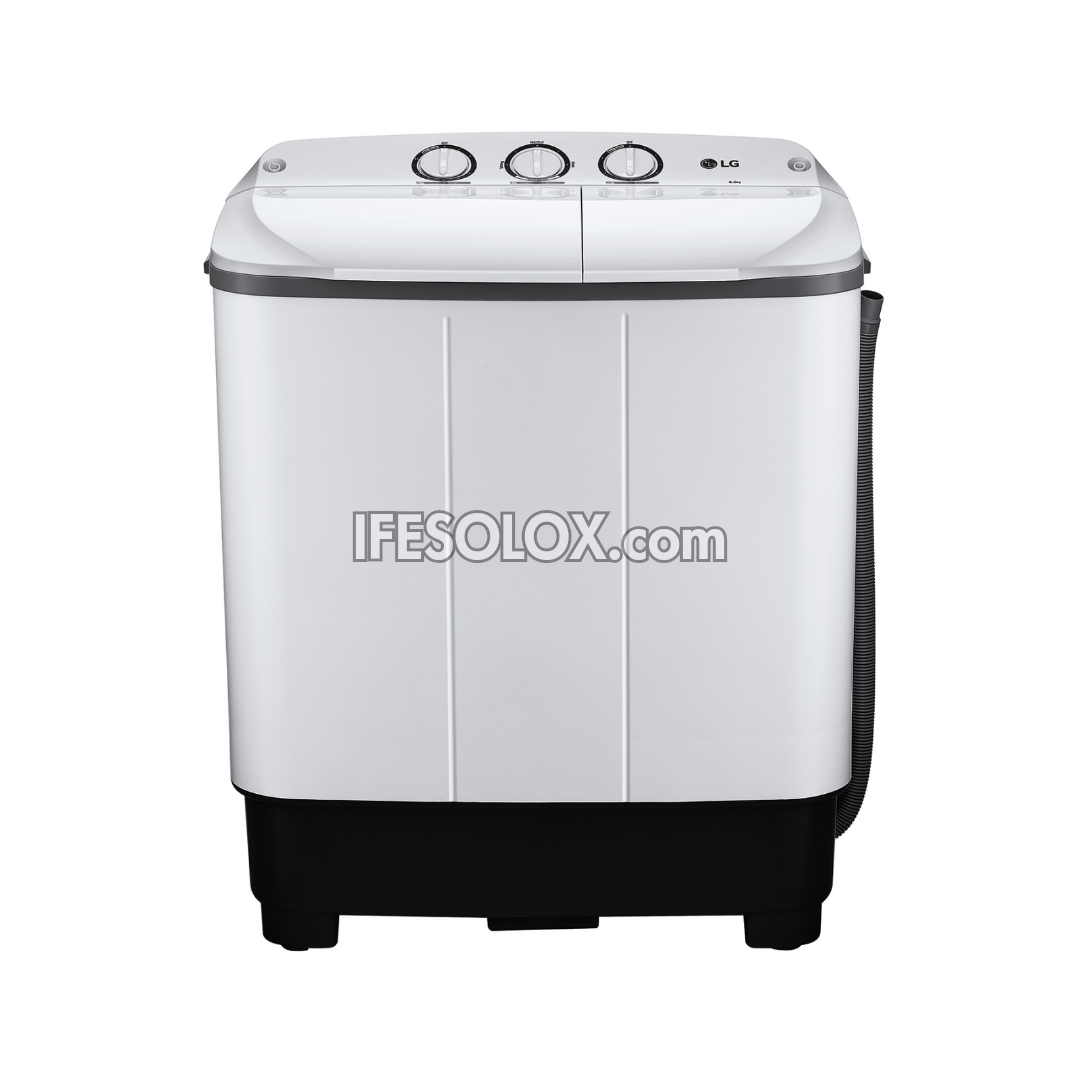 LG WP-810RD 7kg RollerJet Twin Tub Top Load Washing Machine - Brand New