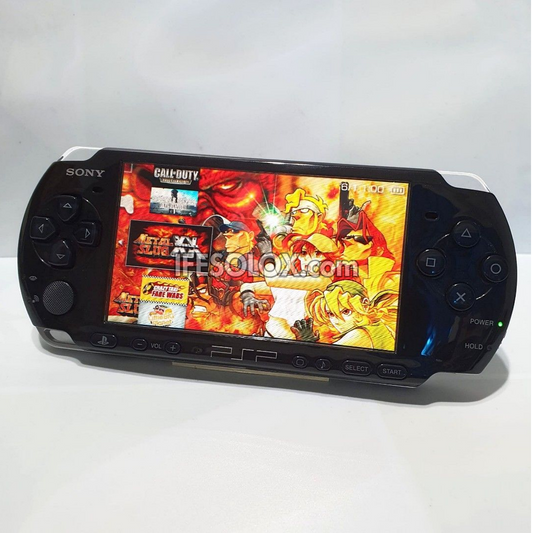 PlayStation Portable PSP 3000 series Game Console with 16GB Memory Stick and 15 Games (Black) - Foreign Used