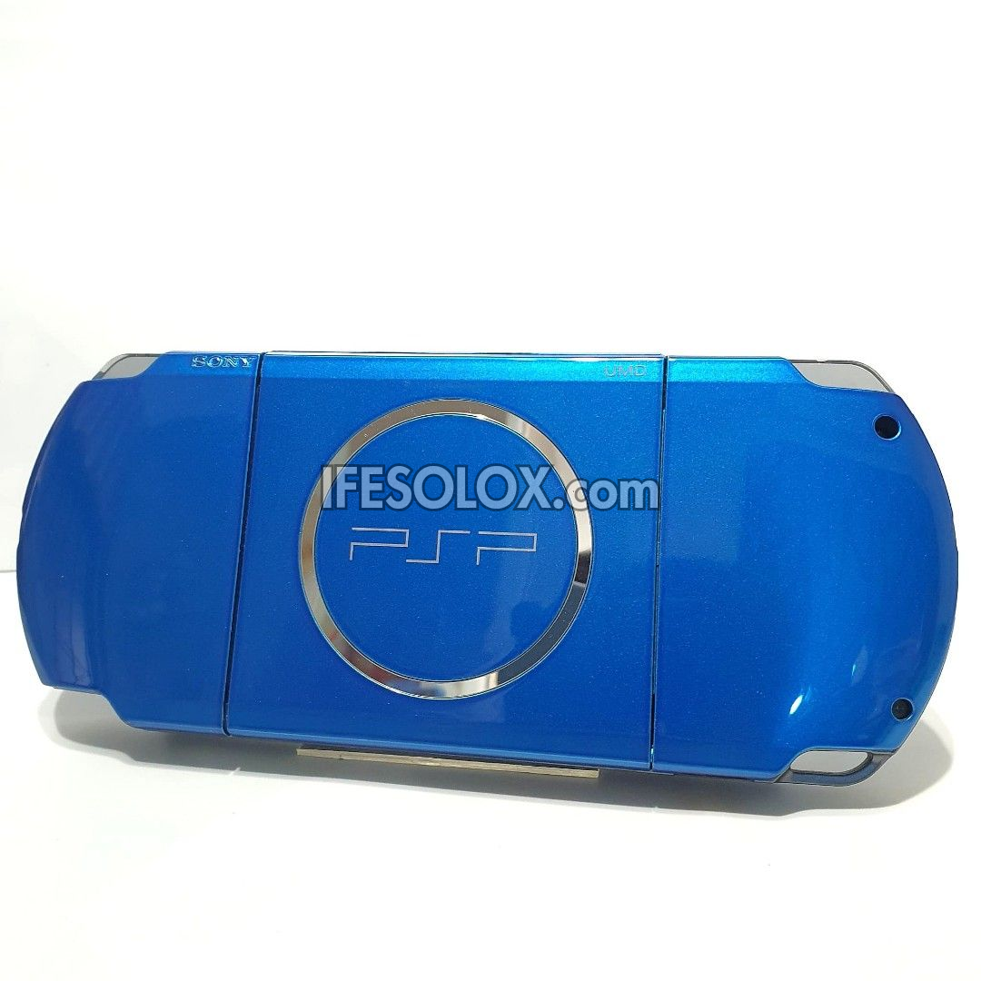 PlayStation Portable PSP 3000 series Game Console with 16GB Memory Stick and 15 Games (Blue) - Foreign Used