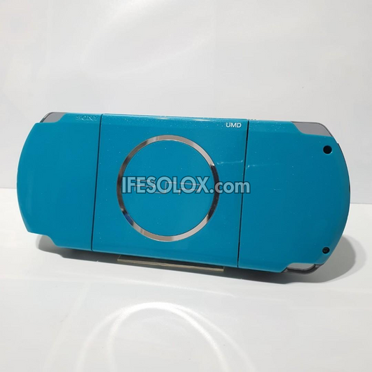 PlayStation Portable PSP 3000 series Brite Game Console with 16GB Memory Stick and 15 Games (Teal Blue) - Foreign Used