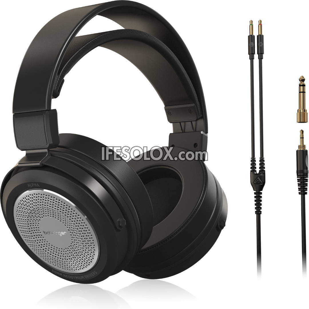 Behringer Alpha Premium Retro-Style Open-Back High-Fidelity Headphone