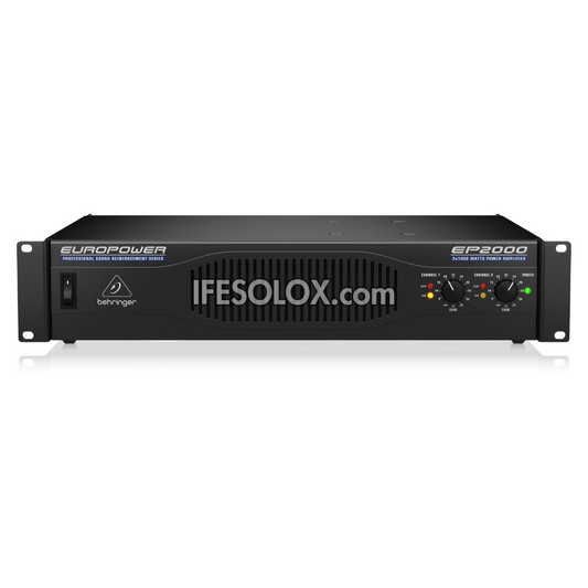 Behringer EUROPOWER EP2000 Professional 2000W Stereo Power Amplifier with ATR Technology - Brand New