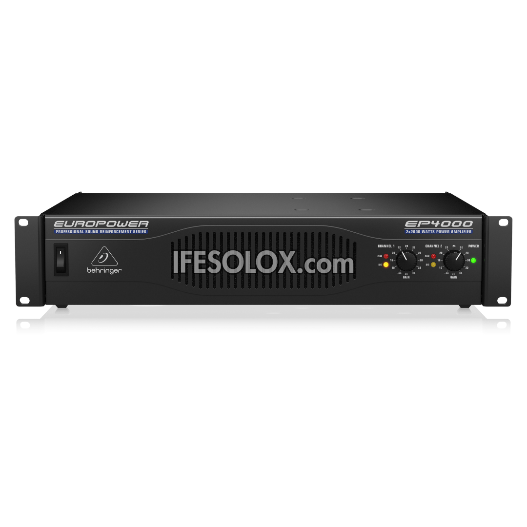 Behringer EUROPOWER EP4000 Professional 4000W Stereo Power Amplifier with ATR Technology - Brand New