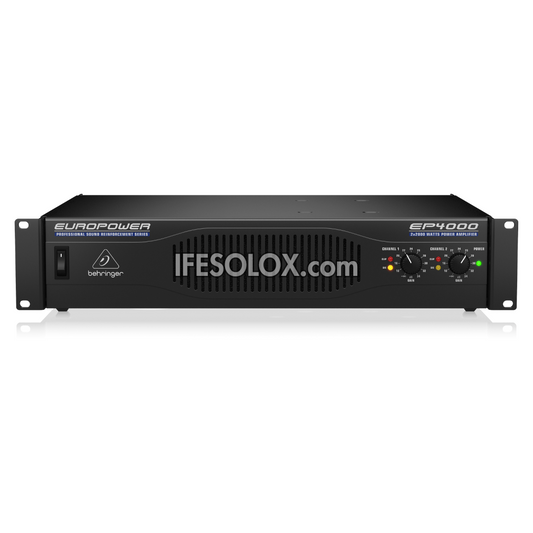 Behringer EUROPOWER EP4000 Professional 4000W Stereo Power Amplifier with ATR Technology - Brand New