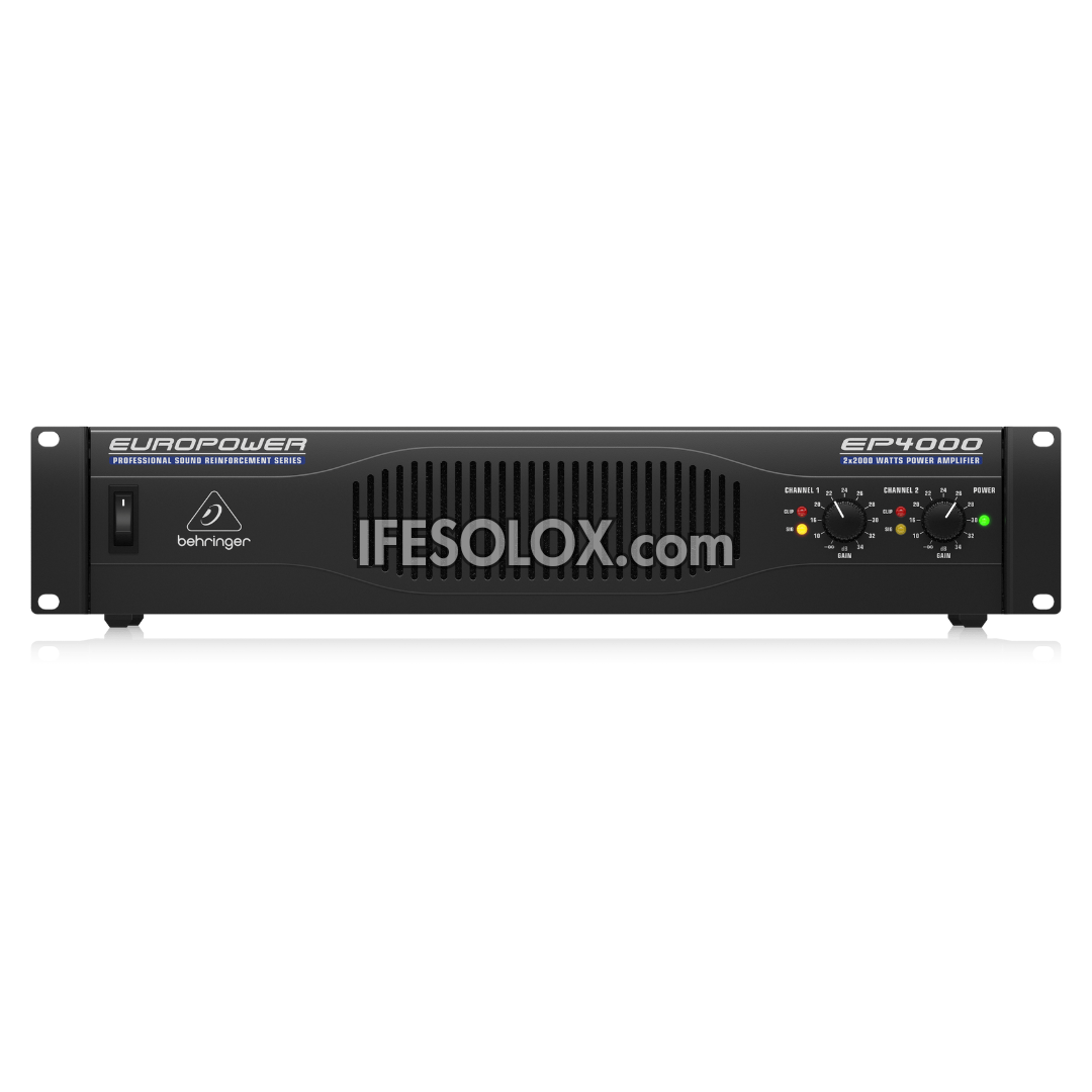 Behringer EUROPOWER EP4000 Professional 4000W Stereo Power Amplifier with ATR Technology - Brand New