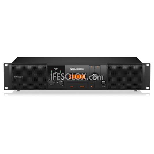 Behringer NX6000D Ultra Lightweight 6000 Watt Class-D Power Amplifier - Brand New