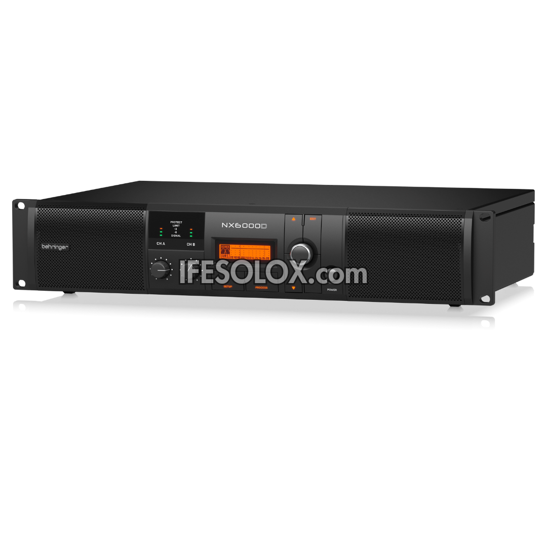 Behringer NX6000D Ultra Lightweight 6000 Watt Class-D Power Amplifier - Brand New