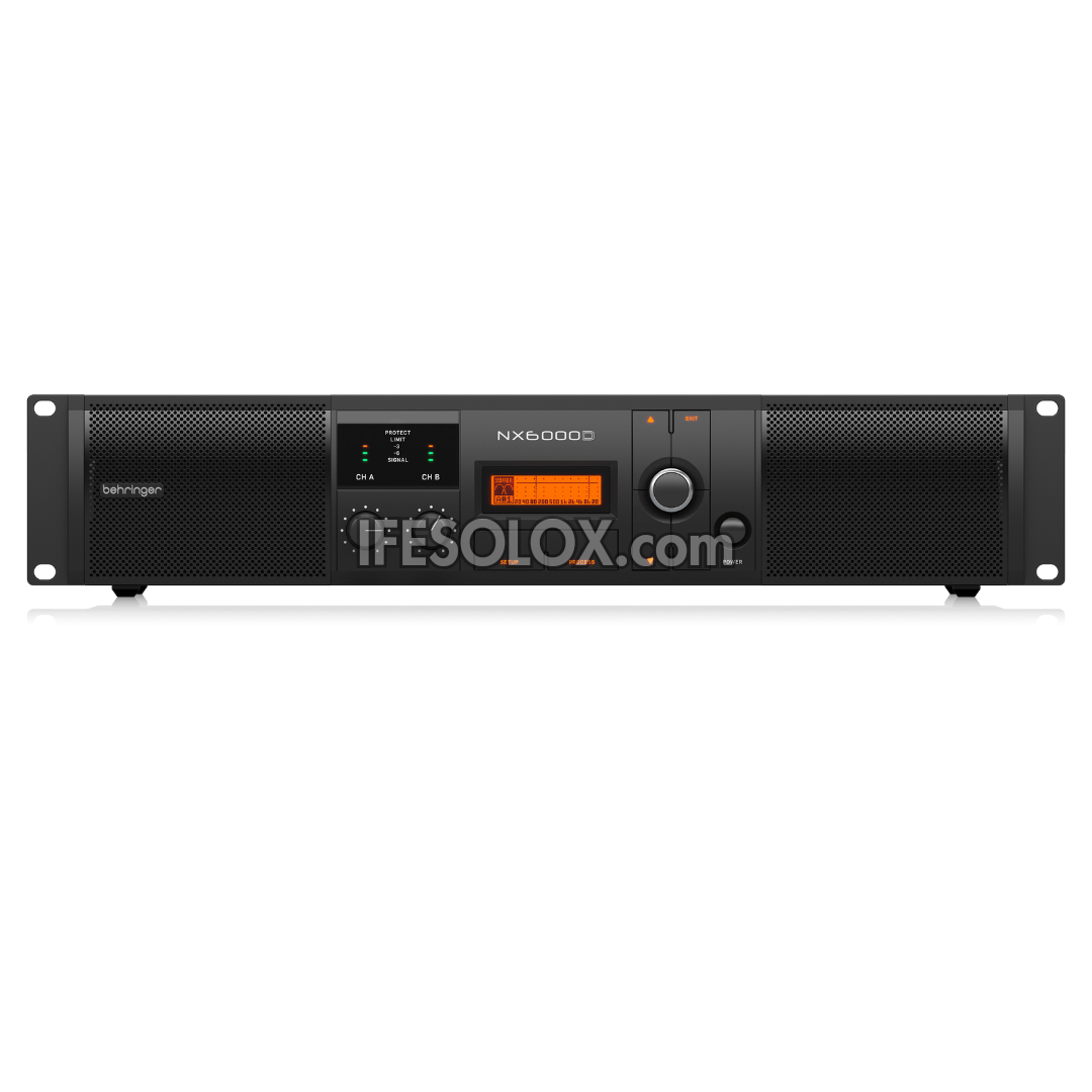Behringer NX6000D Ultra Lightweight 6000 Watt Class-D Power Amplifier - Brand New