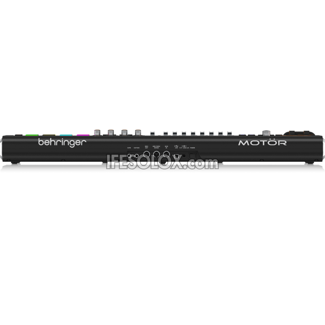 Behringer MOTOR 49 49-Key USB/MIDI Keyboard Controller with Motorized Faders and Touch-Sensitive Pads - Brand New