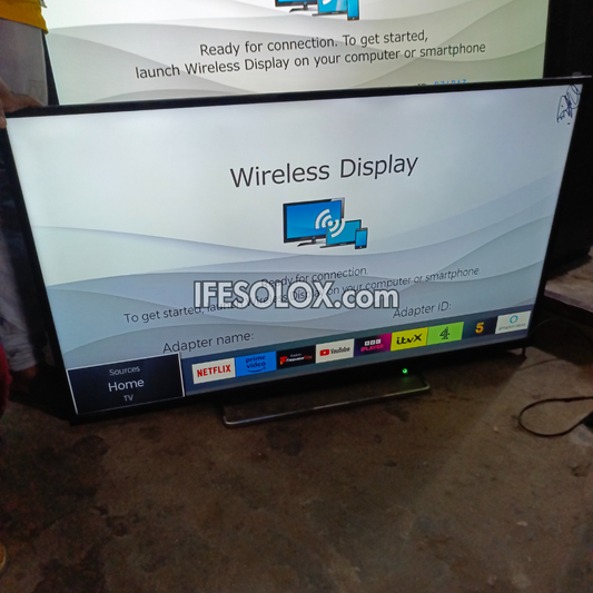 TOSHIBA 50 Inch Smart 4K UHD LED TV (Built-in WiFi, Screen Mirroring) - London Used