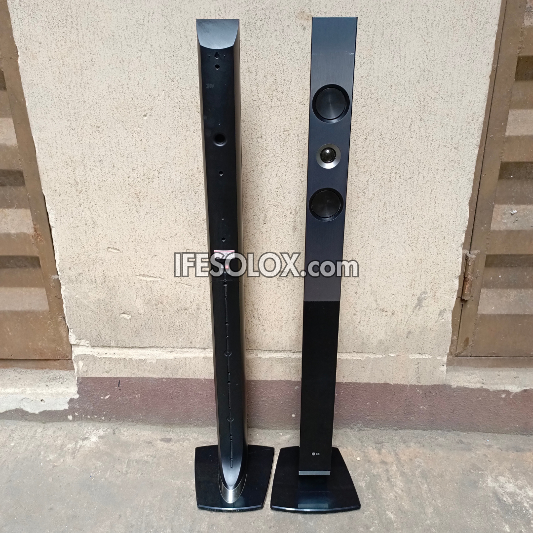 LG 3 ohms Tallboy Home Theater Surround Speakers - Foreign Used