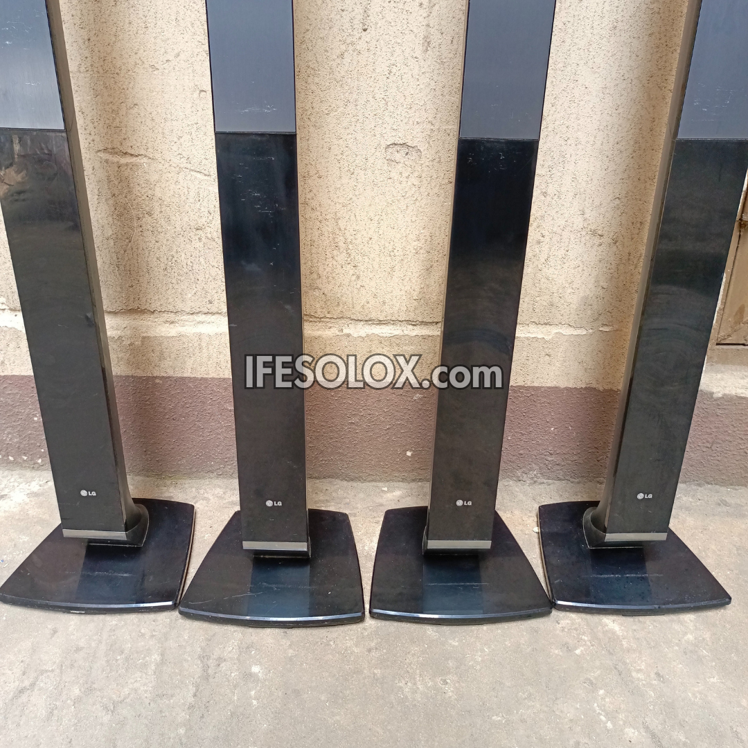 LG 3 ohms Tallboy Home Theater Surround Speakers - Foreign Used