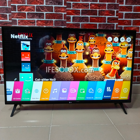 LG 43 pouces 43UJ63 Series Bluetooth 4K UHD IPS Display webOS Smart TV avec WiFi intégré, Miracast - Utilisé au Royaume-Uni