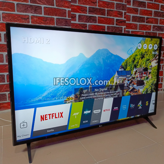 LG 43 pouces 43UK6300 Series webOS Smart, IPS 4K UHD Active HDR TV + Bluetooth - Utilisé à l'étranger