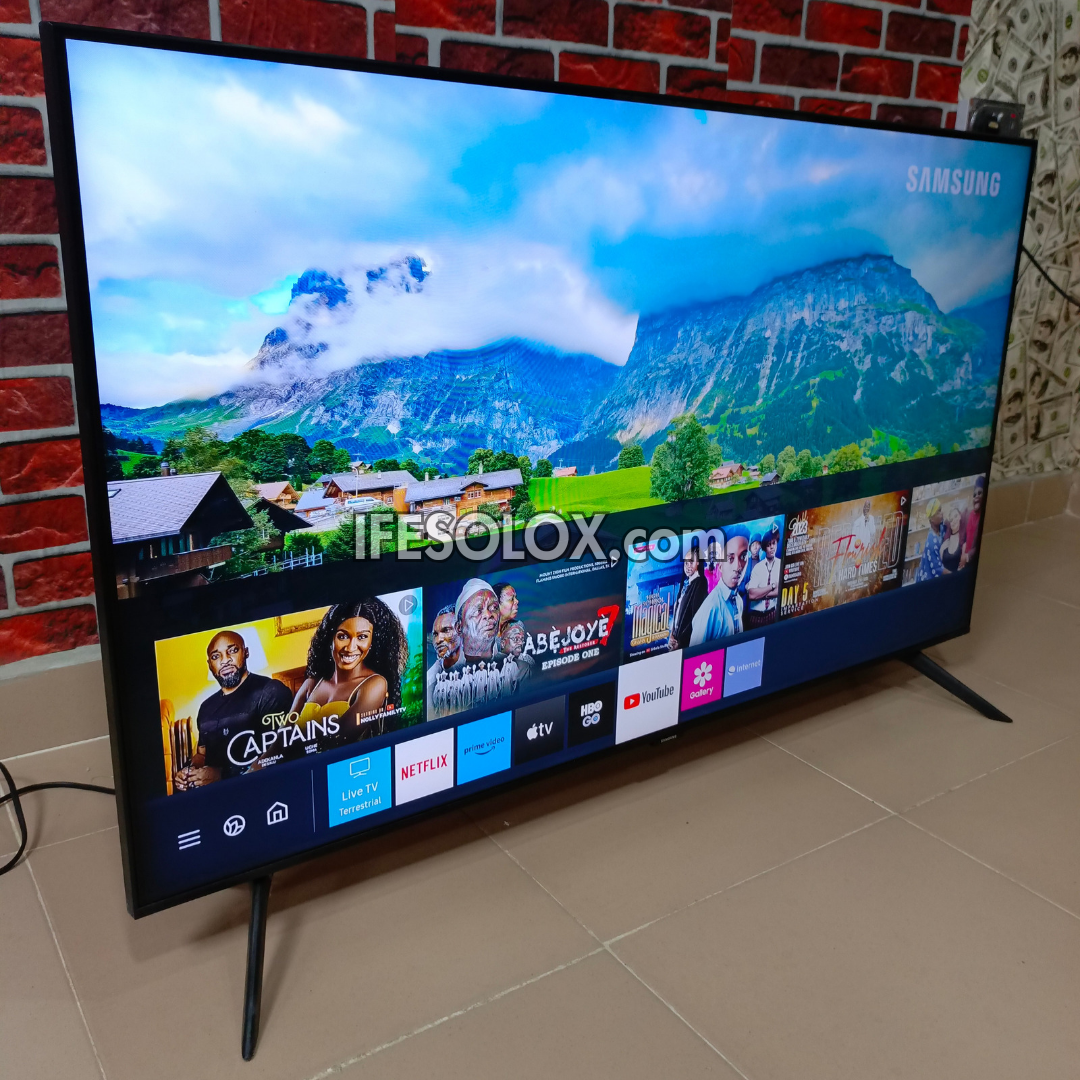 SAMSUNG 50 inch UE50TU8000 Premium Crystal UHD 4K Smart TV with Bluetooth, Miracast and AirPlay 2 support - UK Used